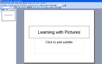 Learn PowerPoint 2003 for Windows: Slide Layouts