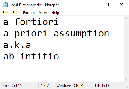 You can now populate your dictionary with words you use You can now populate your dictionary with words you use
