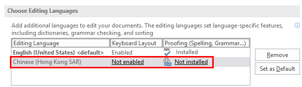 Selected language not installed - Indezine Selected language not installed