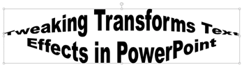 Learn PowerPoint 2013 for Windows: Advanced Text Transforms