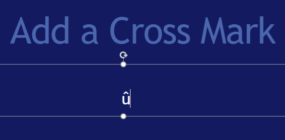 Insert A Cross Mark Or X Mark In Powerpoint For The Web