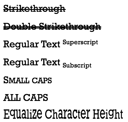 Text Effects - Indezine Text Effects