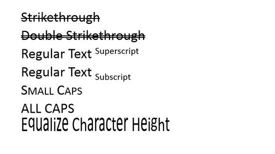 Text Effects