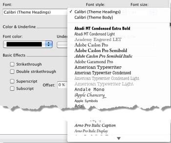 Learn PowerPoint 2011 for Mac: Format Text Dialog Box