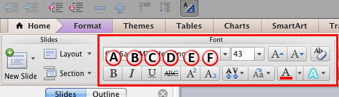set template font powerpoint mac