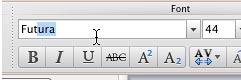 Type font name within Font box - Indezine Type font name within Font box