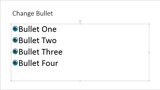 Imported picture added as a bullet - Indezine Imported picture added as a bullet