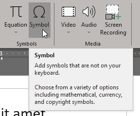 Four X cross ✗ choices in Word, Excel, PowerPoint and Outlook