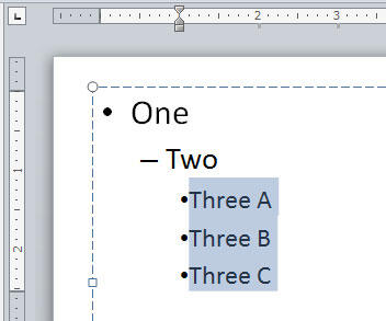 how to do a hanging indent on powerpoint
