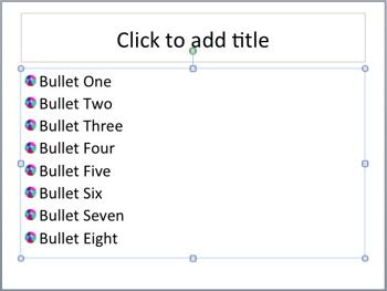 Learn PowerPoint 2011 for Mac: Using Pictures as Bullets