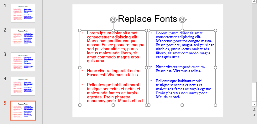 Presentation that uses Arial and Baskerville Old Face fonts - Indezine Presentation that uses Arial and Baskerville Old Face fonts