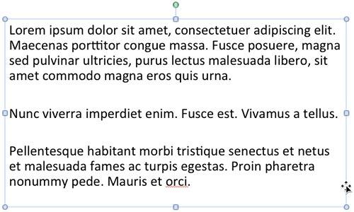 Text Placeholder selected - Indezine Text Placeholder selected