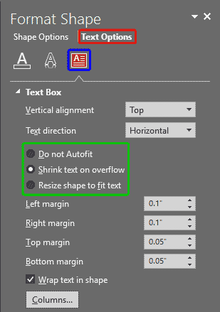 Format Shape Task Pane