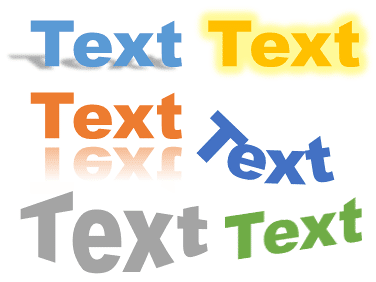 Text Effects can make a difference - Indezine Text Effects can make a difference