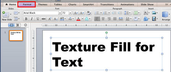 Format tab of the Ribbon - Indezine Format tab of the Ribbon