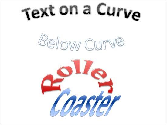 curve text in 2010 powerpoint for mac