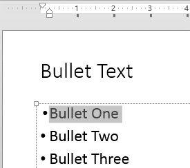 First Line Indent Marker’s new position after dragged towards right