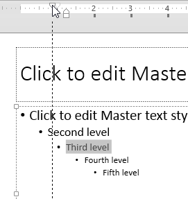 First Line Indent Marker being dragged leftwards - Indezine First Line Indent Marker being dragged leftwards