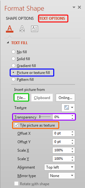 Format Shape Task Pane