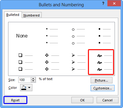Selected symbols preview - Indezine Selected symbols preview
