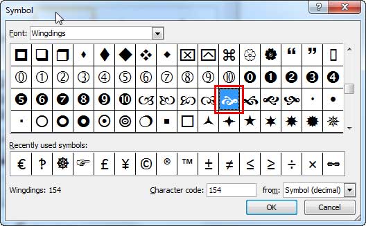 Symbols preview - Indezine Symbols preview