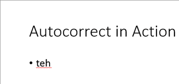 Learn PowerPoint 2013 for Windows: What is AutoCorrect?