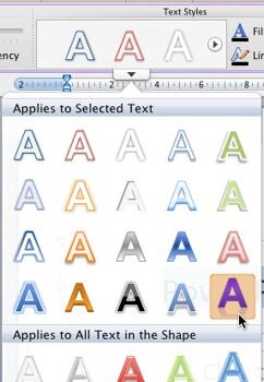 Learn PowerPoint 2011 for Mac: WordArt Styles