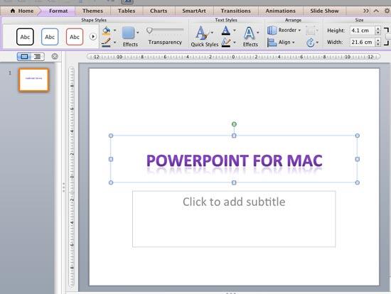 WordArt Styles applied to the text - Indezine WordArt Styles applied to the text