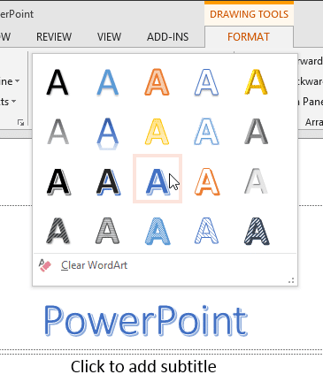 using styles in word 2013