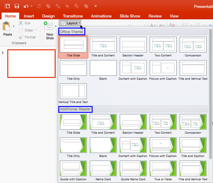 how to use slide master in powerpoint 2016