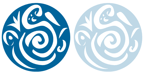 The Indezine logo with both a prominent and a subtle look The Indezine logo with both a prominent and a subtle look
