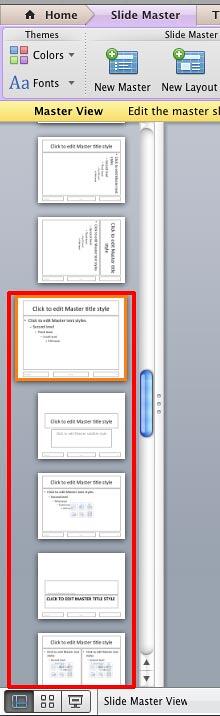 New Slide Master inserted