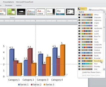 Learn PowerPoint 2010: Applying Theme Colors and Theme Fonts
