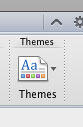 Themes group in Word 2011