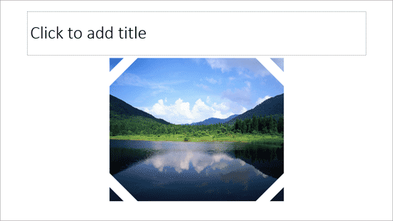 Picture placeholder has a picture fill now