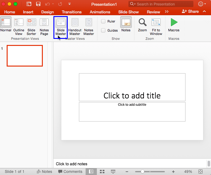 how to create master slides in powerpoint 2016