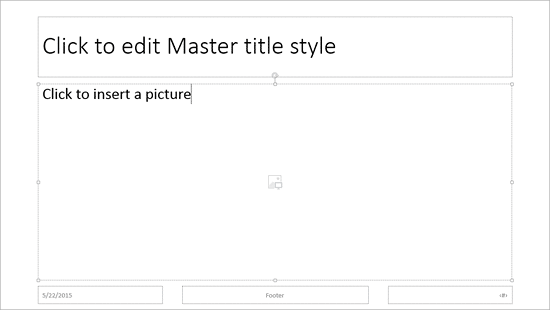 Boilerplate text changed for the picture placeholder Boilerplate text changed for the picture placeholder