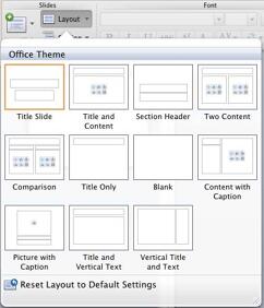 Learn PowerPoint 2011 for Mac: Slide Layouts within Slide Master View