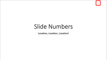 Learn PowerPoint 2013 for Windows: Changing Location of Slide Numbers