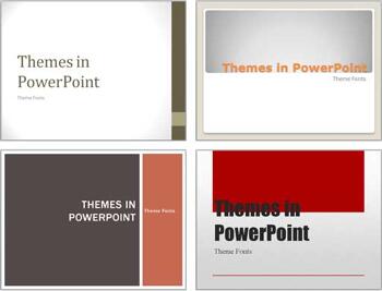 Learn PowerPoint 2010 for Windows: Theme Fonts