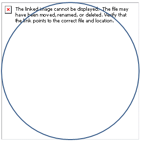 Learn PowerPoint 2010: Linked Picture in Shape Fill Shows a Small Red X Icon