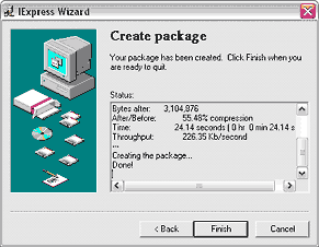 Create package status