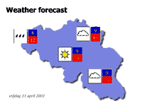 Weather information served by DataPoint