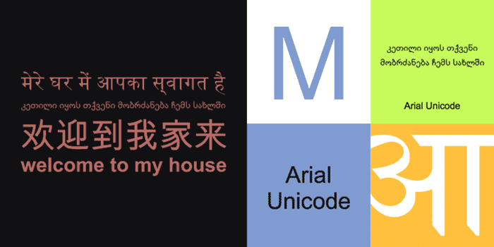 arial font download mac