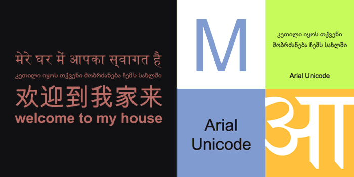 Arial Unicode is available on Fonts.com, or you may have it installed as part of Microsoft Windows