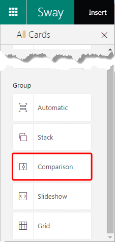 Group Cards within All Cards pane Group Cards within All Cards pane