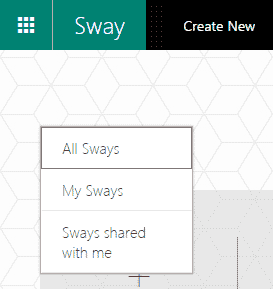 Sways, yours and shared Sways, yours and shared