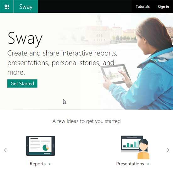 The Sway interface