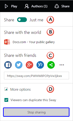 Share drop-down menu Share drop-down menu
