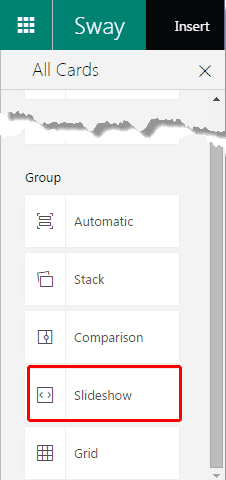 Group Cards within All Cards pane Group Cards within All Cards pane